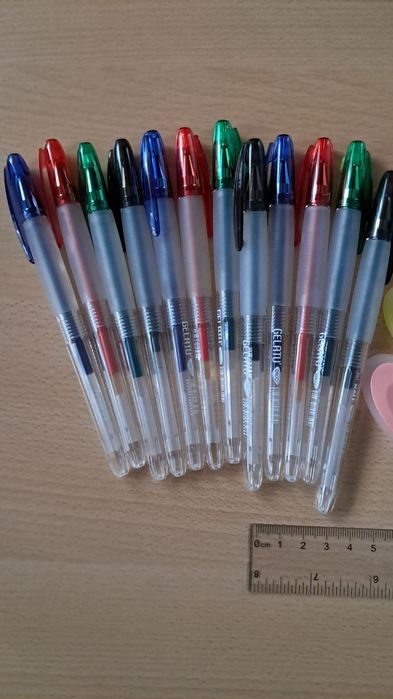 Rechizite(Daco,Ecada,Pilot-pixuri gel,stilouri,radiere,acuarele,liniar,rezerve cerneală)