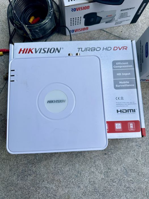 Camere de supraveghere-kit- Hikvision Turbo HD 2MP 1080P cu 2 camere