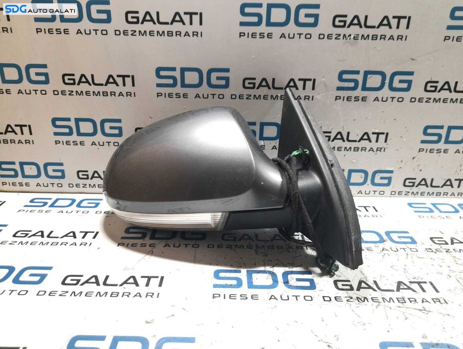 Oglinda Electrica Dreapta cu Semnalizare Volkswagen Passat B6 2005 - 2010 Culoare LA7T Cod 3C0857934 [N0413]