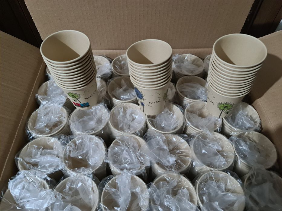 Бамбукови чаши за вендинг автомати Vending