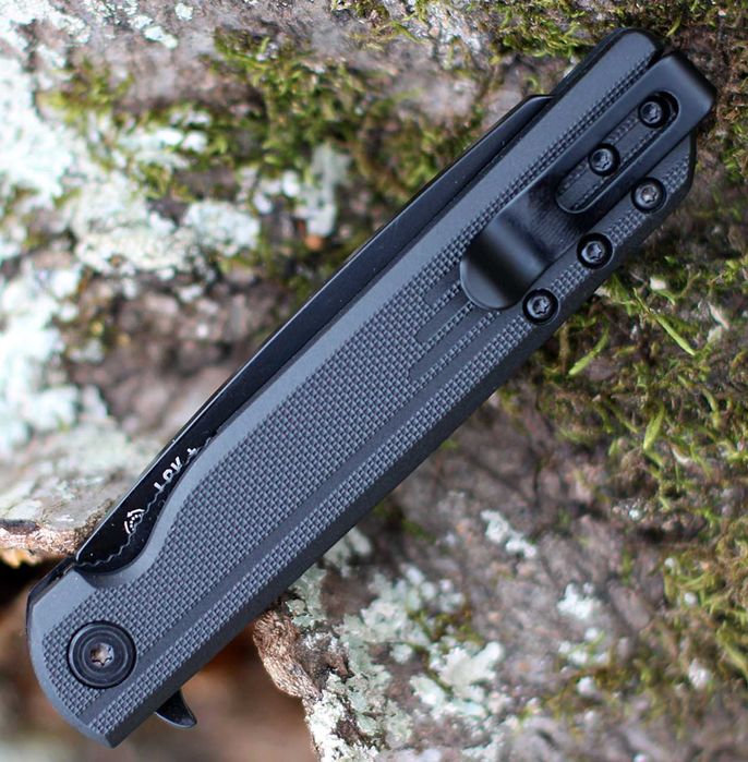 CRKT LCK+ Linerlock Blackout Tanto 3802 флипер нож