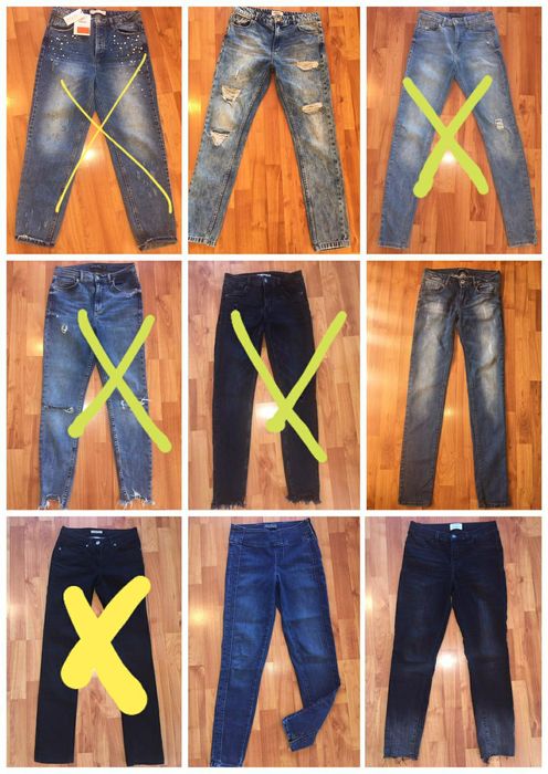 blugi stradivarius zara bershka S