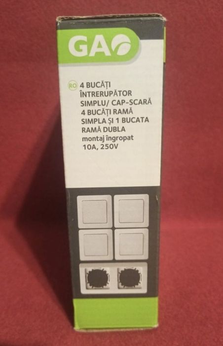 Set 4 intrerupatoare. NOU, nefolosit