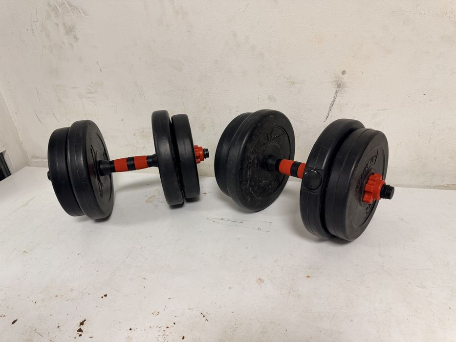 Gantere reglabile set 20 kg. Noi 10 kg+10 kg=20 kg. Pret Promo 170 lei