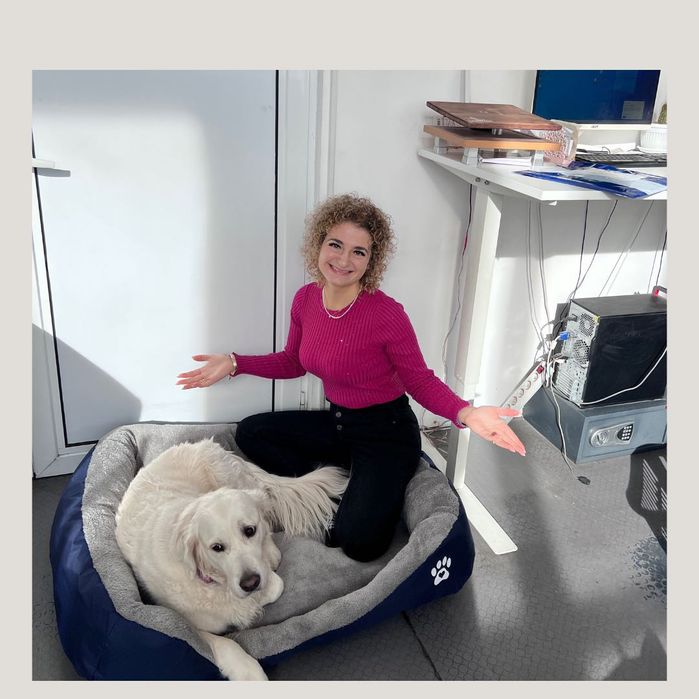 Голямо легло за куче -тъмно син  ХХЛ