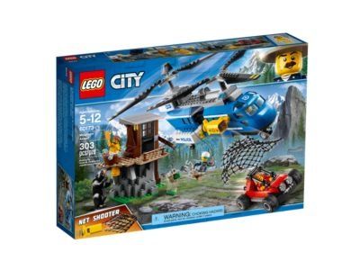 LEGO 60173 City Mountain Police Mountain Arrest LEGO City Police Арест в планината Lego Хеликоптер БЕЗ Мечка и една минифигурка