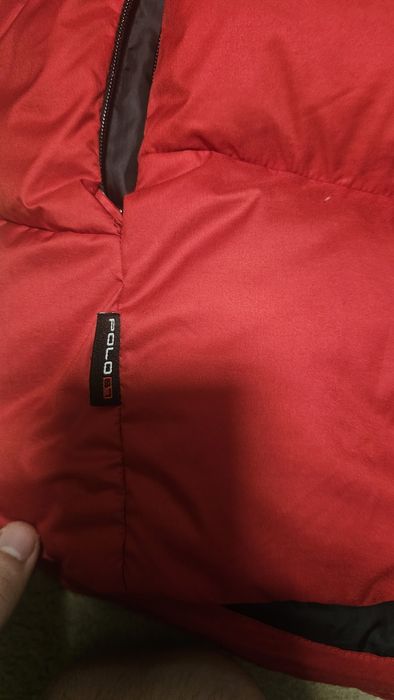 Geacă de iarnă Polo Ralph Lauren Roșie - Mărimea M