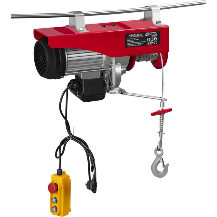 Electropalan 500 / 1000Kg, macara electrica, 1350W, troliu, Kraft