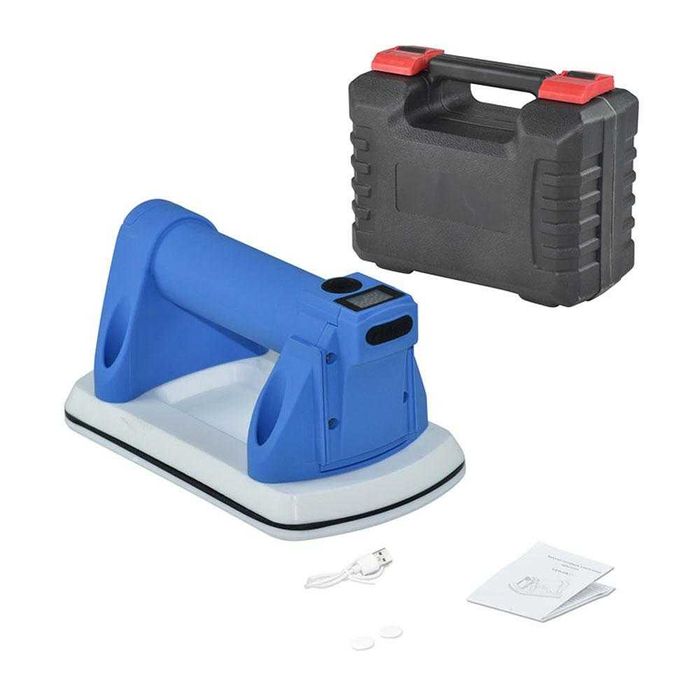 Вакуум вендуза 93x170 мм, 100 кг, 3.7V, 1.2Ah, USB-C, дисплей, куфар