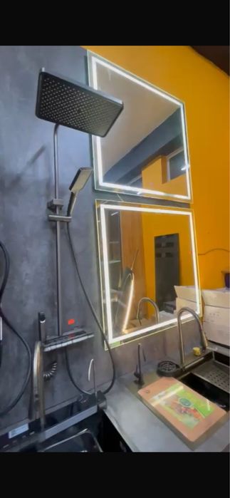 Сантехника душевые смесители для кухни для ванной комнаты зеркало и