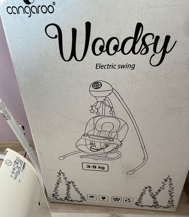 Бебешка люлка 2 в 1 Cangaroo Woodsy