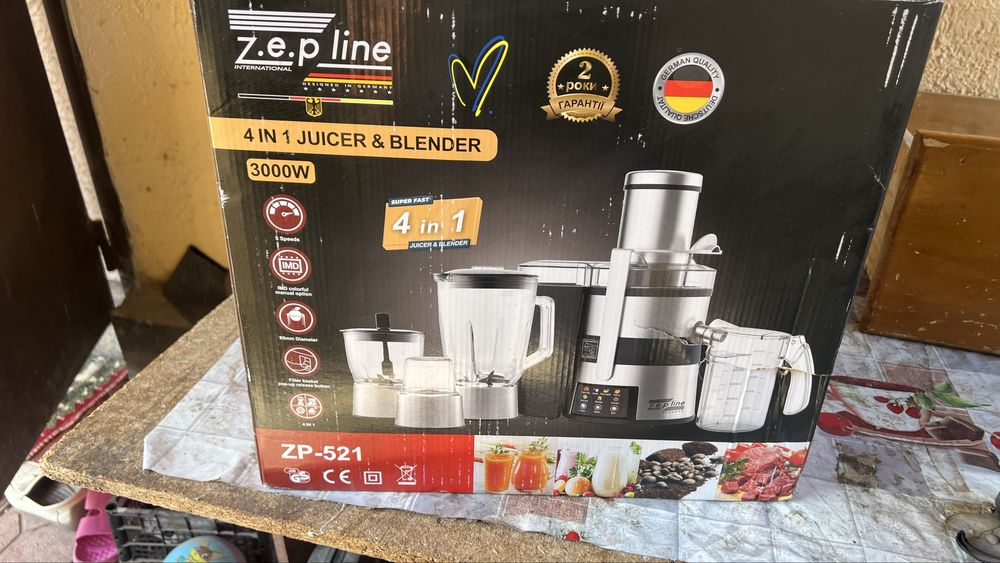 Соковыжималка ZP-521 черный