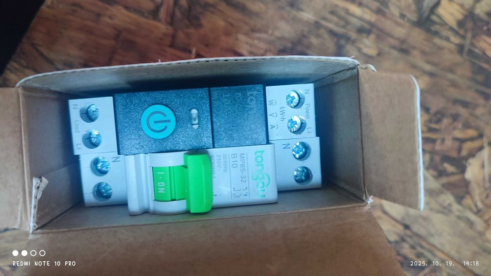 Întrerupător inteligent TONOGU WiFi 10A 2P