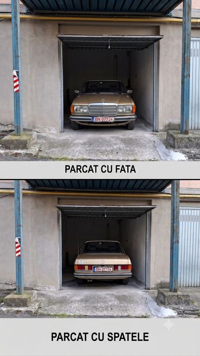 Vand garaj in Gruia cu Mercedes Benz