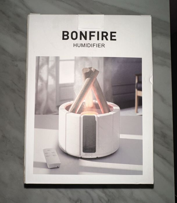 Арома дифузер BONFIRE (Ефект лагерен огън) + Дистанционно - Като НОВ
