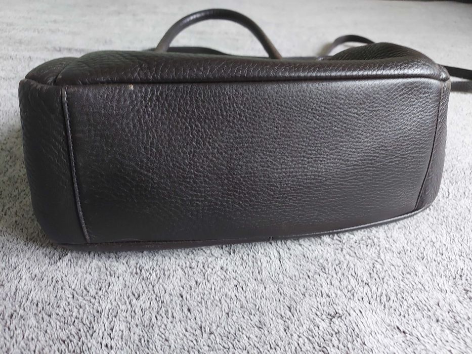 Кожена чанта Radley London - тъмно кафява