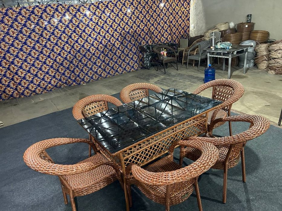 Stol stul ratang toʻqima ratasng stol stul rotang optim stular