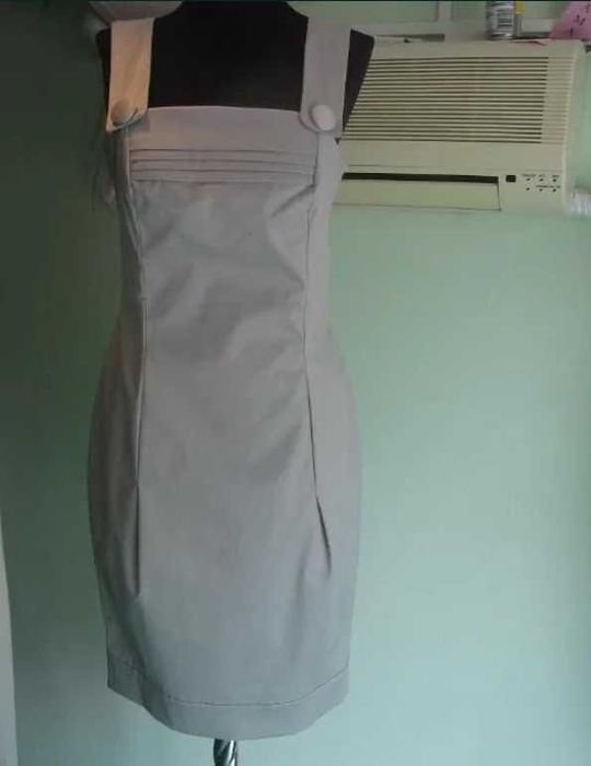 Danini нов сукман -рокля сив сатен