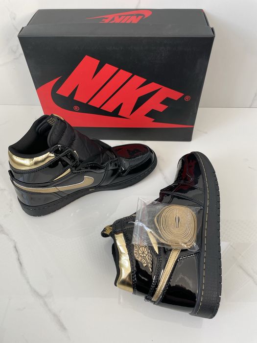 Air Jordan 1 Retro Black Metallic Gold Full Box VerificareColet 36-45