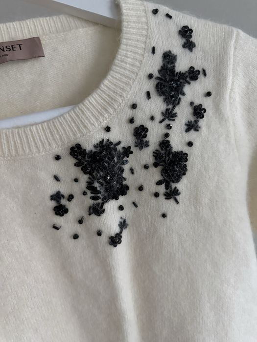 Жилетка и пуловер, вълна Tweenset, XS