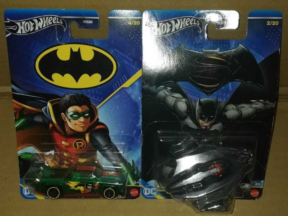 Оригинални колички Hot Wheels BATMAN / Batmobile - 24 модела