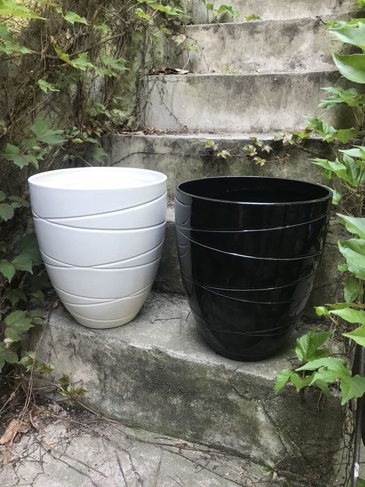 Vase/vaze ceramice 3 buc. (doar albe au ramas)