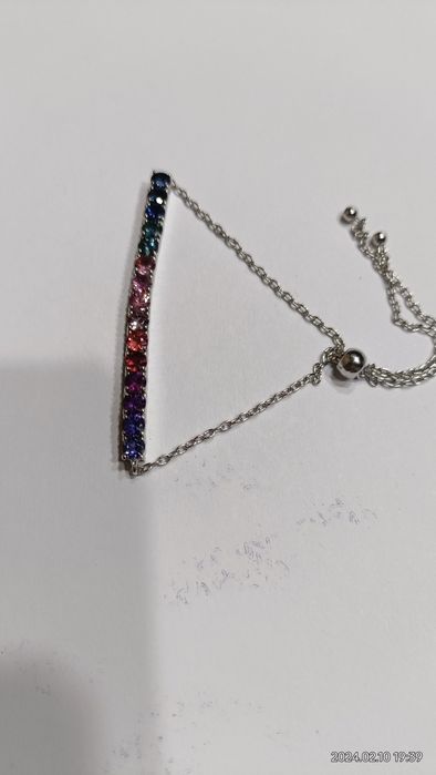 Vind brățară din aur 18kt cu safire multicolorele