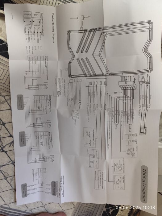 De vânzare alarma auto cu pornire motor