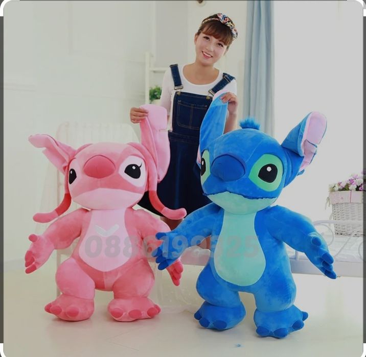 Голяма плюшена играчка Лило и Стич, 120см 150см Lilo Stitch плюшени
