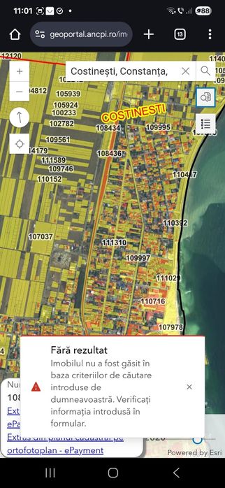 Vând teren Costinești