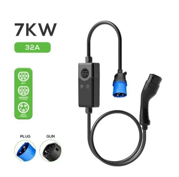 В наличии, 7 кВт-220V зарядное устройство для электромобилей.
