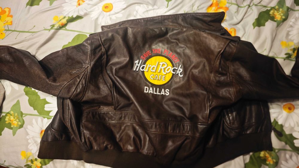 Geacă din piele Hard Rock