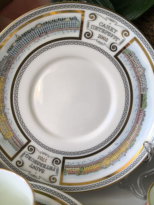 Руски порцелан ЛФЗ двоен сет за кафе