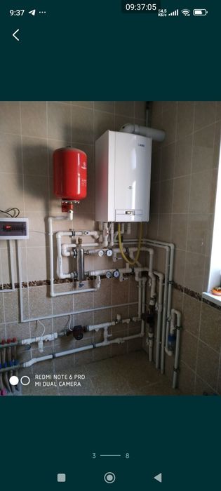 Сантехнические работы. Услуги Тепловизора. Ремонт котлов.