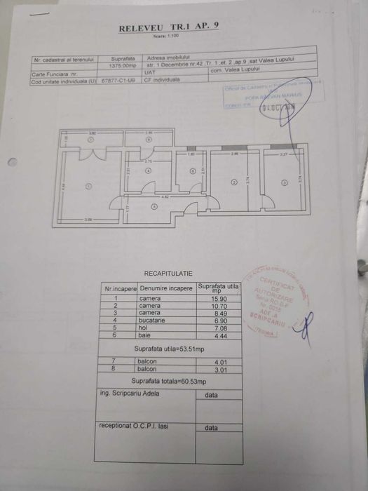 Apartament de vanzare