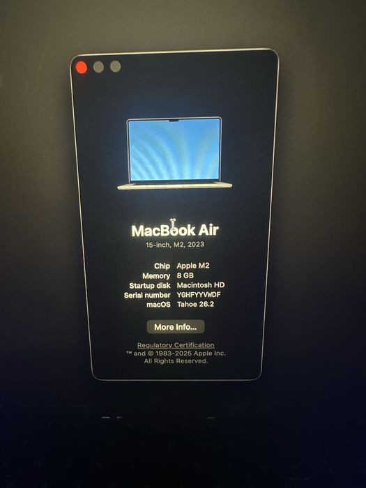 Macbook Air M2 15” 2023