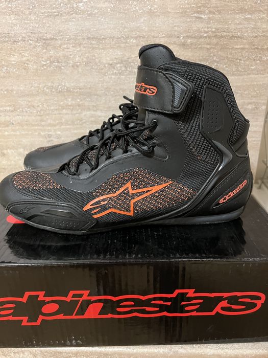 Боти Alpinestars FASTER-3 RIDEKNIT SH black red fluo