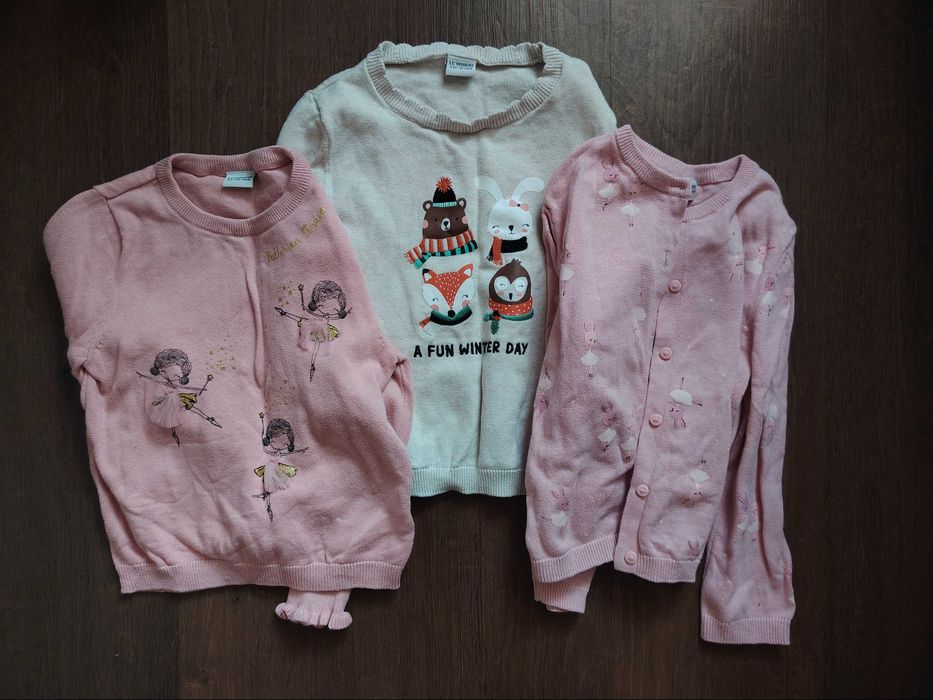 Кофточки девочка 110р 4-6лет