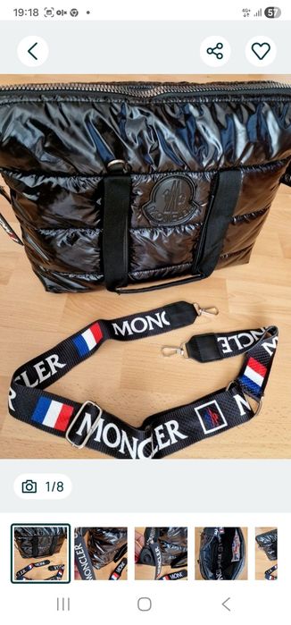 Geanta damă Moncler,curea detasabila umăr, import Italia
