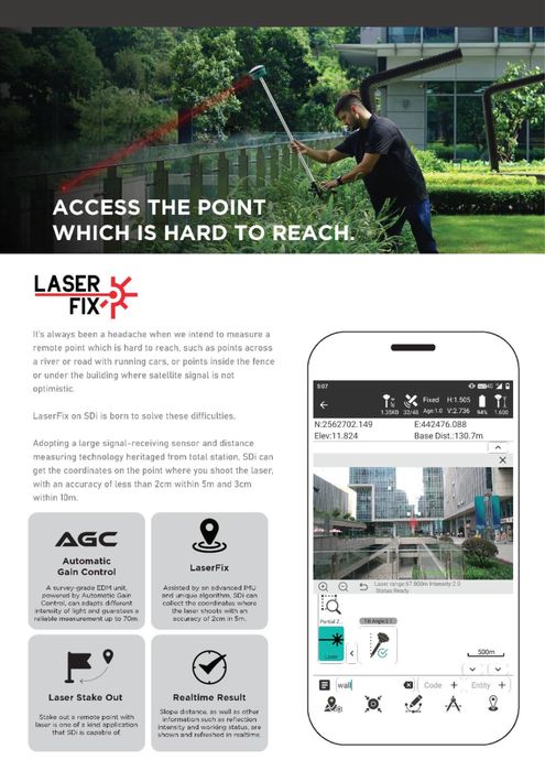 GNSS Stec SDI + Laser