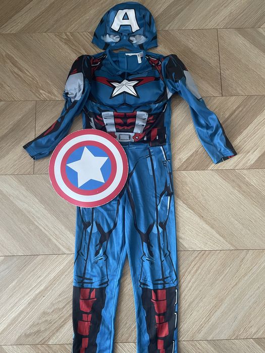 Костюм детский маскарадный супер герой Капитан Америка