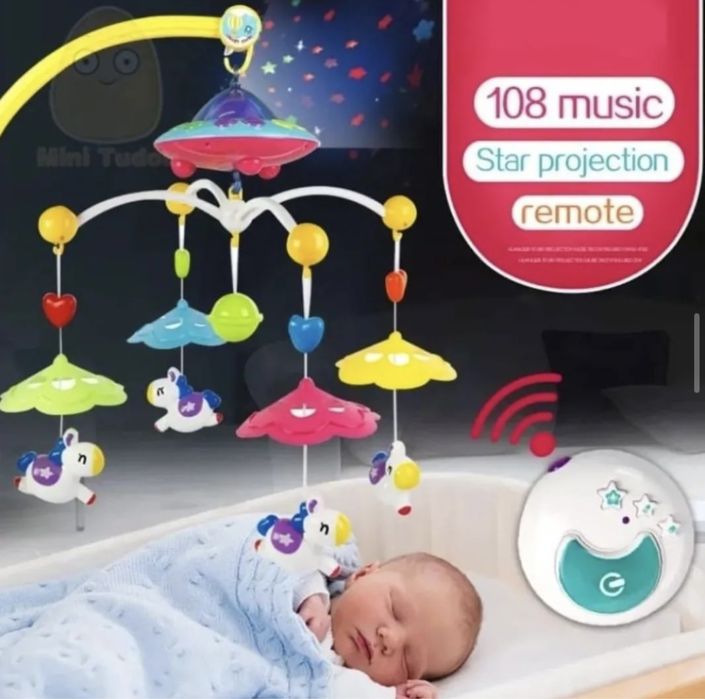 Продам музыкальный мобиль с проектором