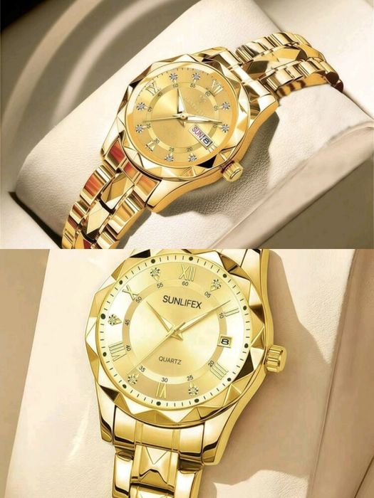 Различни модели дамски календарни кварцови часовници