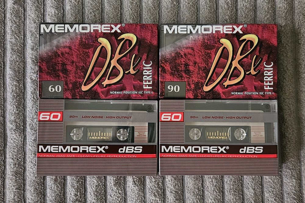4 Casete Audio Memorex Noi Sigilate