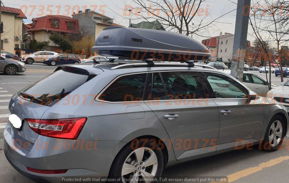 Bare portbagaj transversale ALUMINIU SKODA Karoq Kodiaq Kamiq Yeti Octavia Superb break