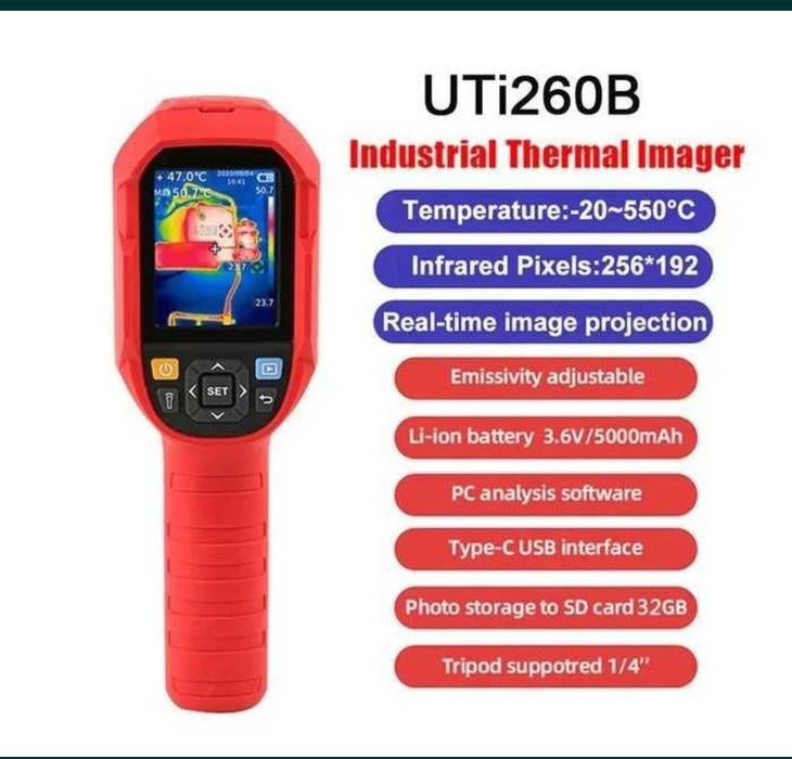 Teplovizor sotiladi. Arenda ham beriladi. Borib tekshirib ham beramiz.