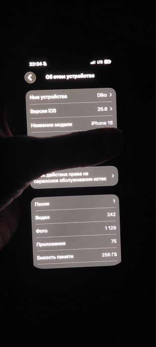 iPhone 16 Black Grey