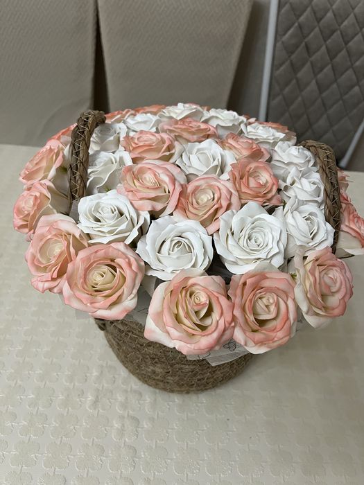 букеты из мыльных роз