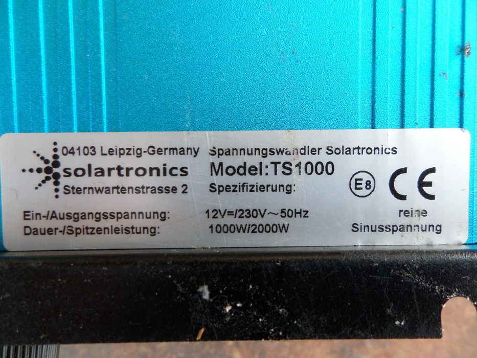 Invertor Solartronics unda pura 2000w Germany in protectie de reparat