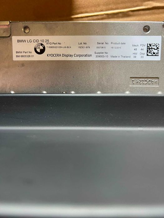 Ecran display navigatie 10,25" BMW seria 7 G11 G12 cod 6805326